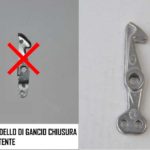 Gancio chiusura cofano